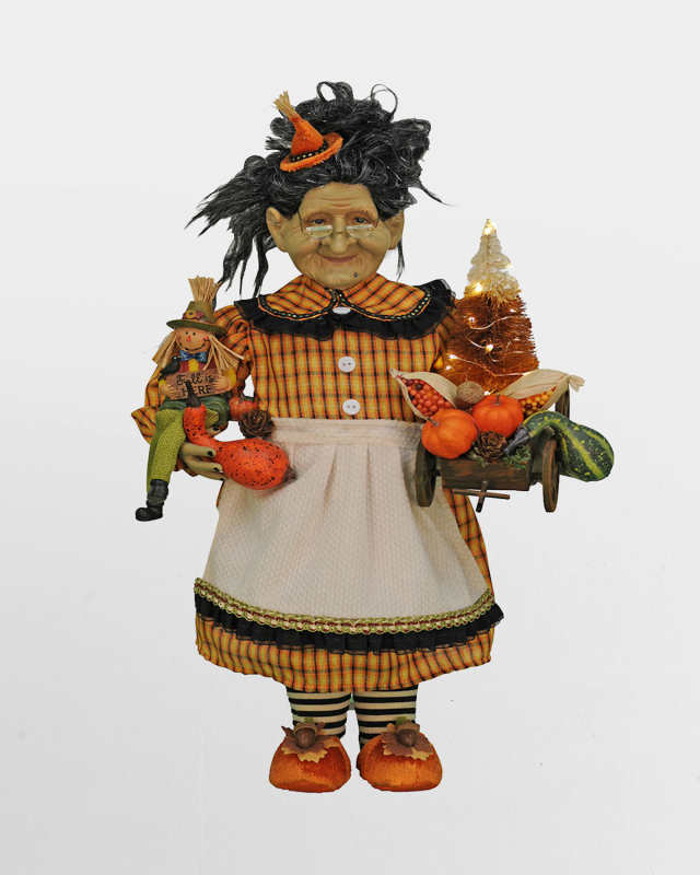 Lighted Fall Harvest Witch